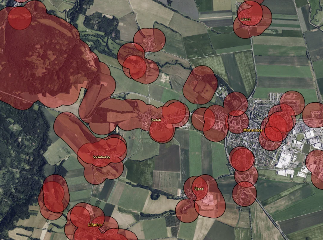 Mapa omezení pyrotechniky