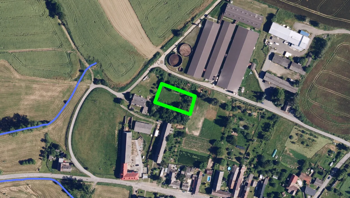 Záplavová území, parcela 285/33 Bouzov