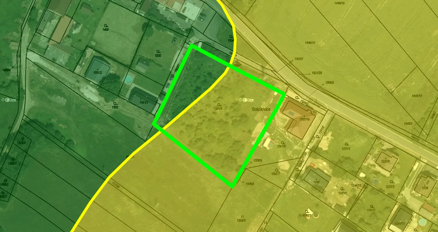 Půdní jednotky BPEJ, parcela 1507/4 Komárov
