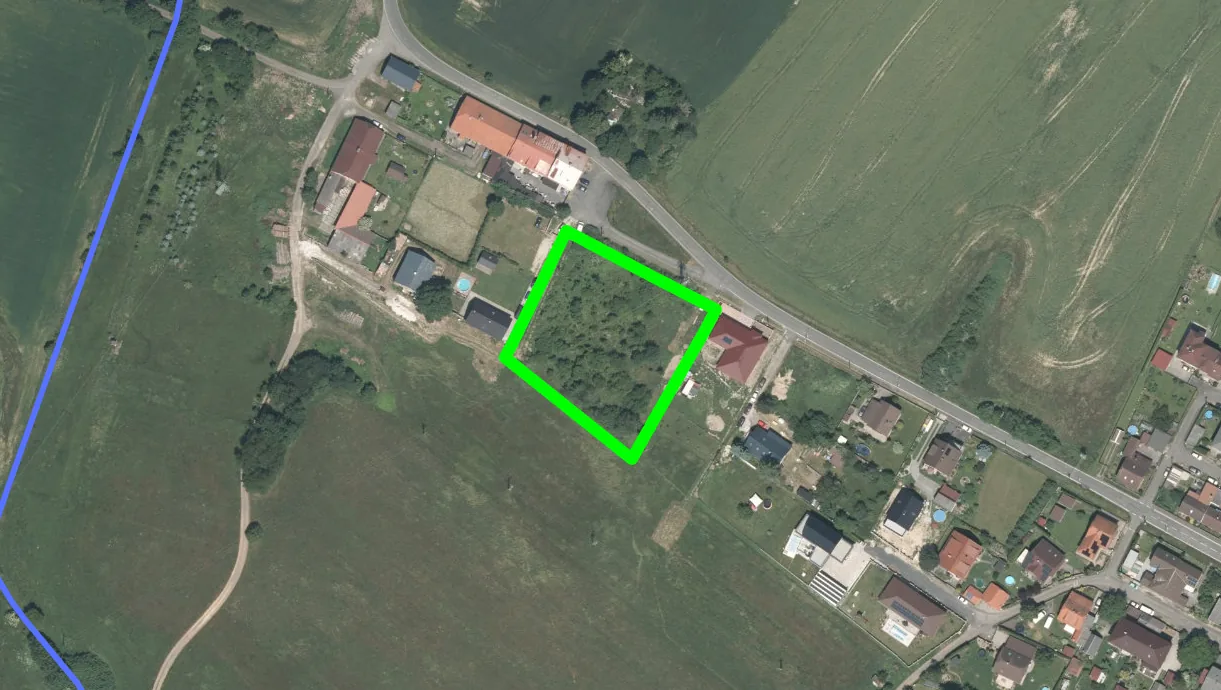 Záplavová území, parcela 1507/4 Komárov