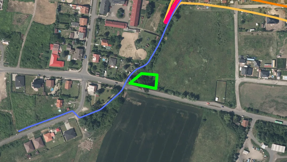 Záplavová území, parcela 207/41 Srbice